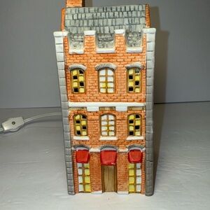 Christmas Village Streets Of London Fleet Street Porcelain Christmas Building